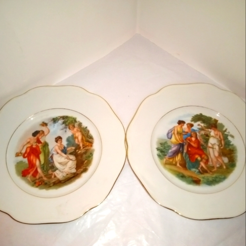 Vintage polish plates
